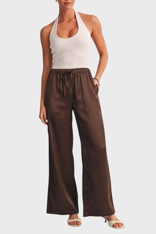 Alyssa Satin Pants
