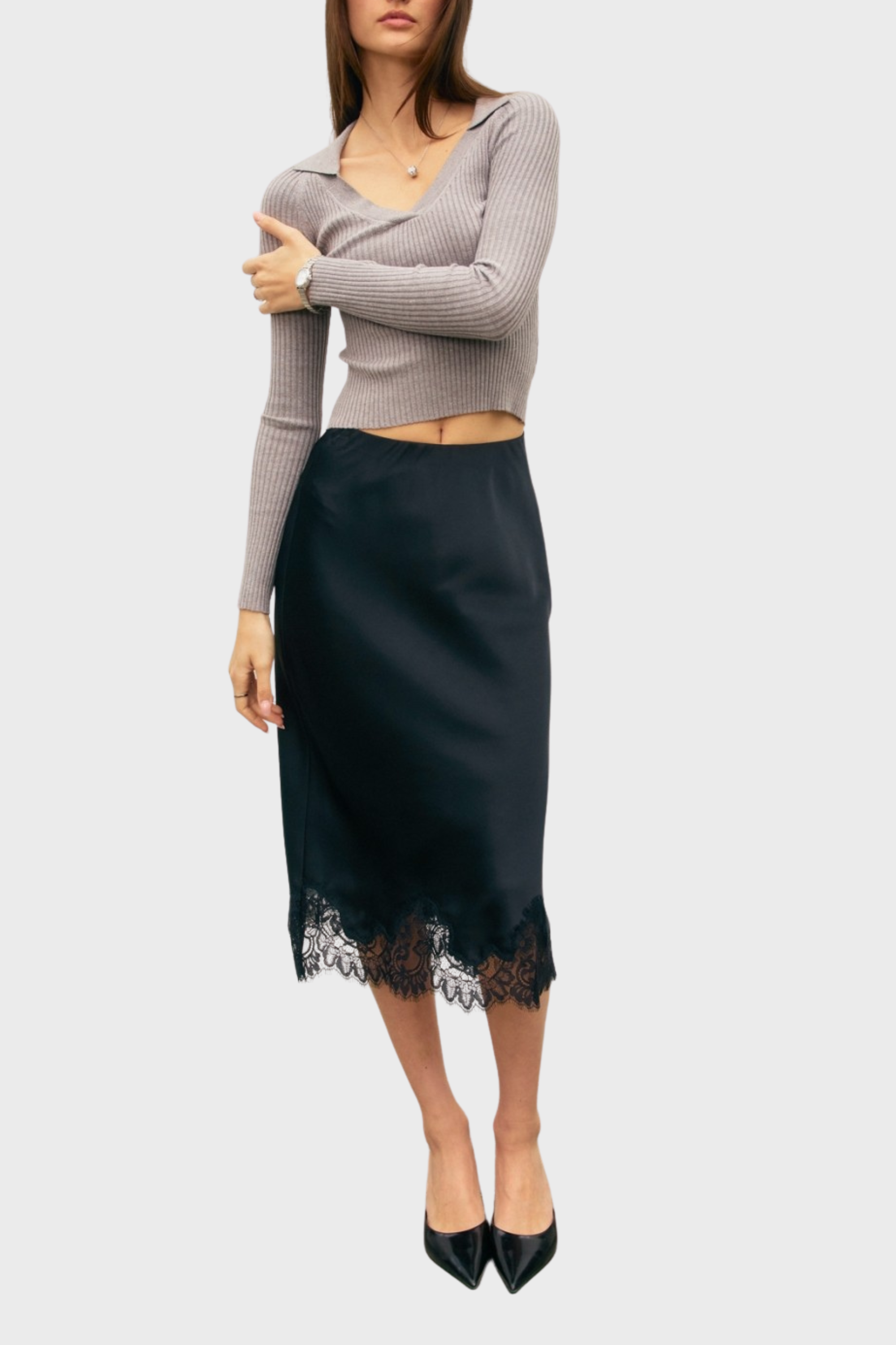 Margot Lace Midi Skirt