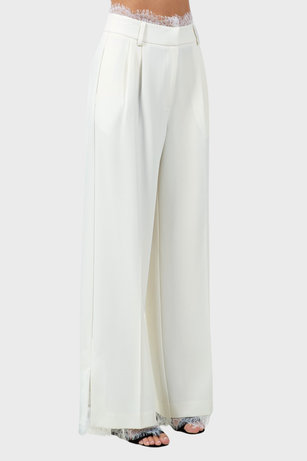 Valentina Lace Trim Trousers