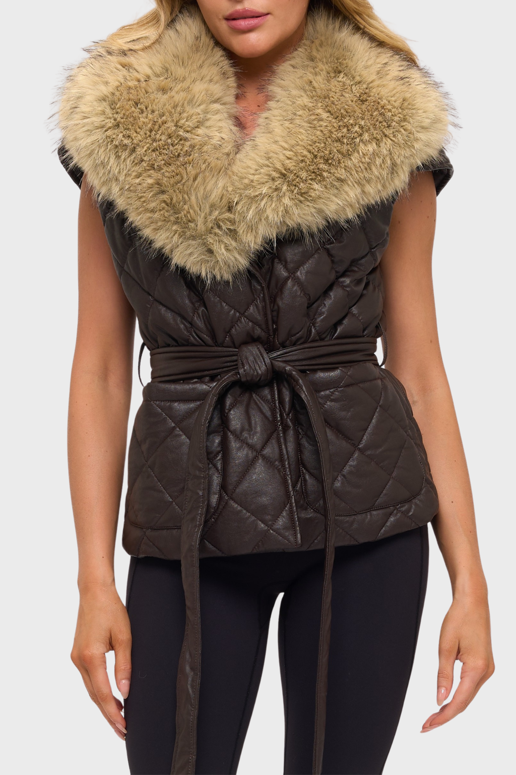Hazel PU Vest