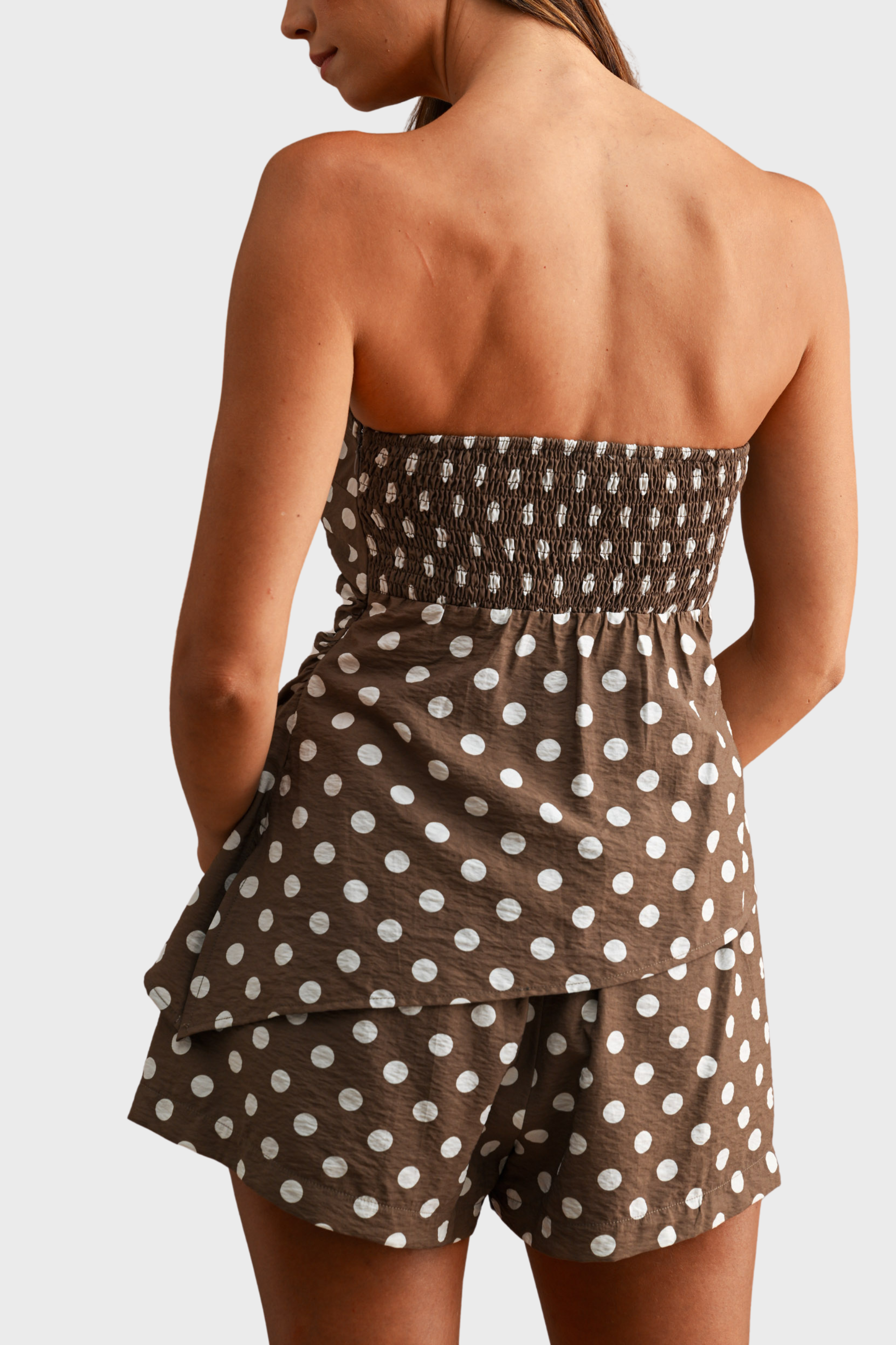 Mocha Shorts Set