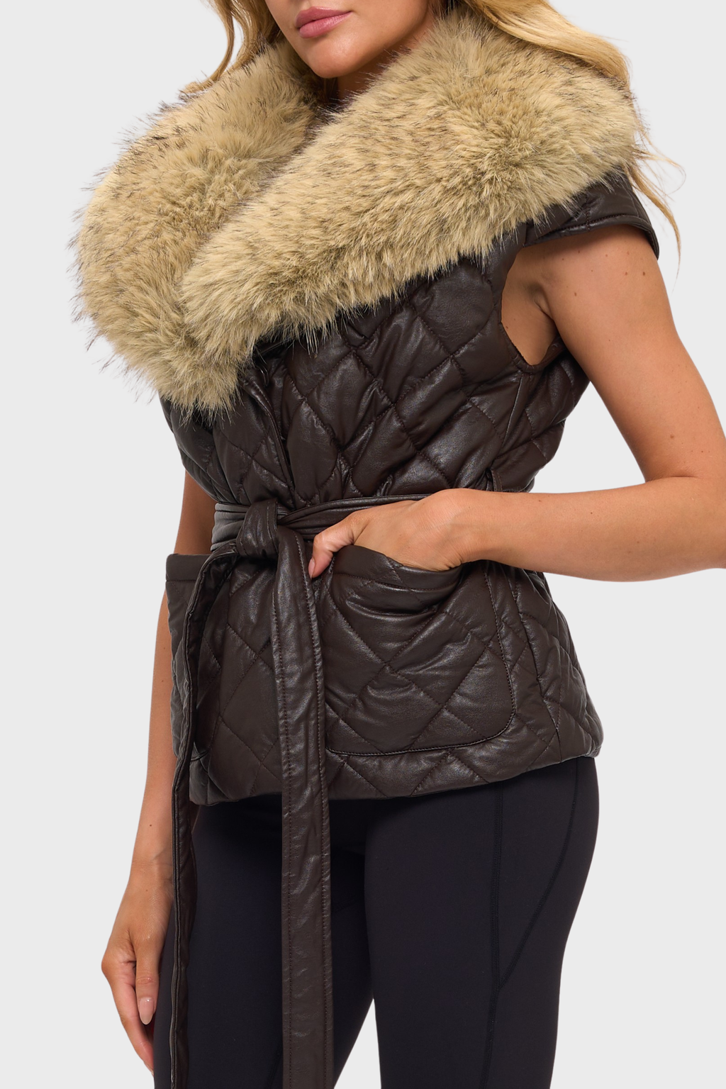 Hazel PU Vest
