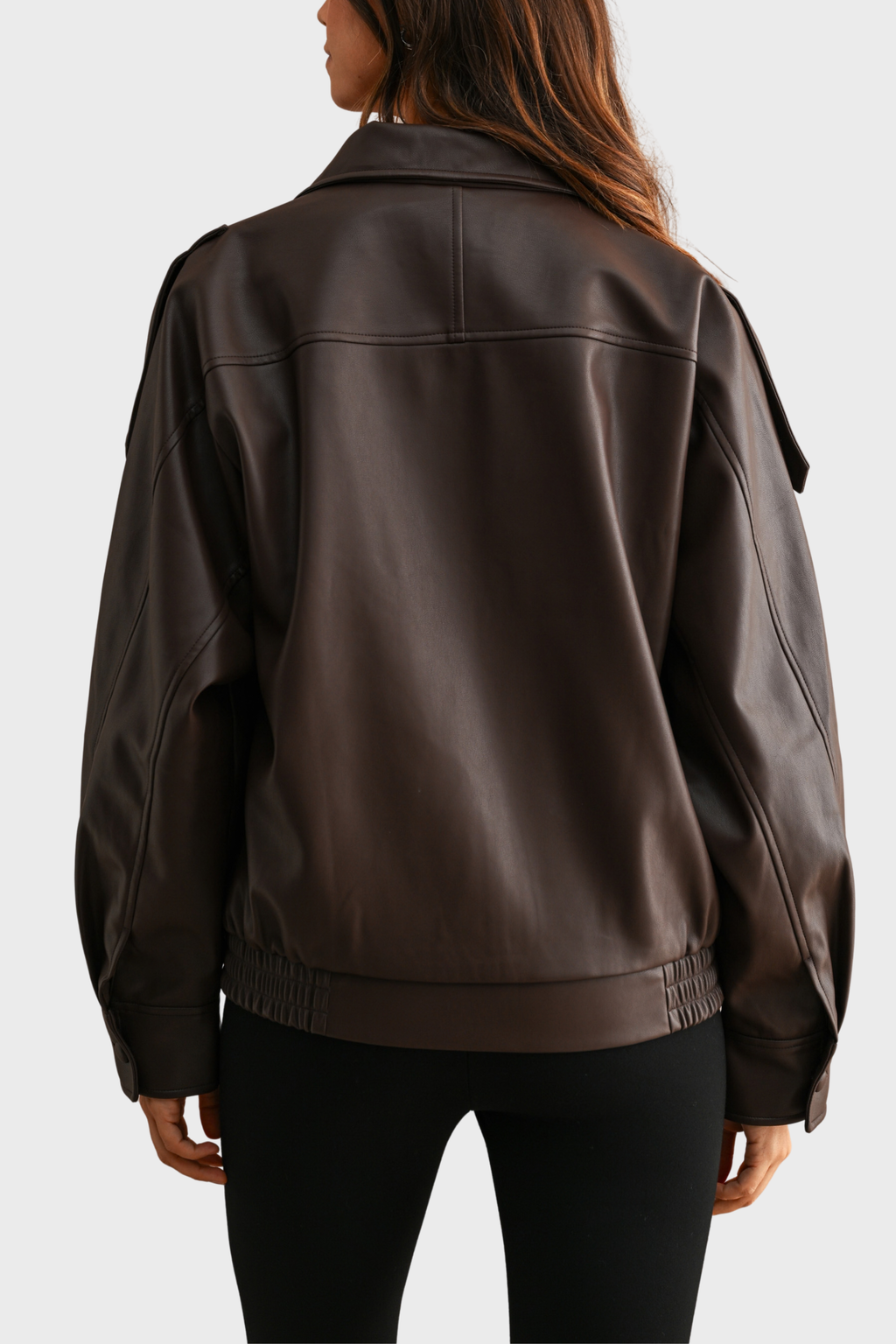 Jayden Faux Leather Jacket