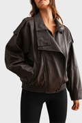 Jayden Faux Leather Jacket