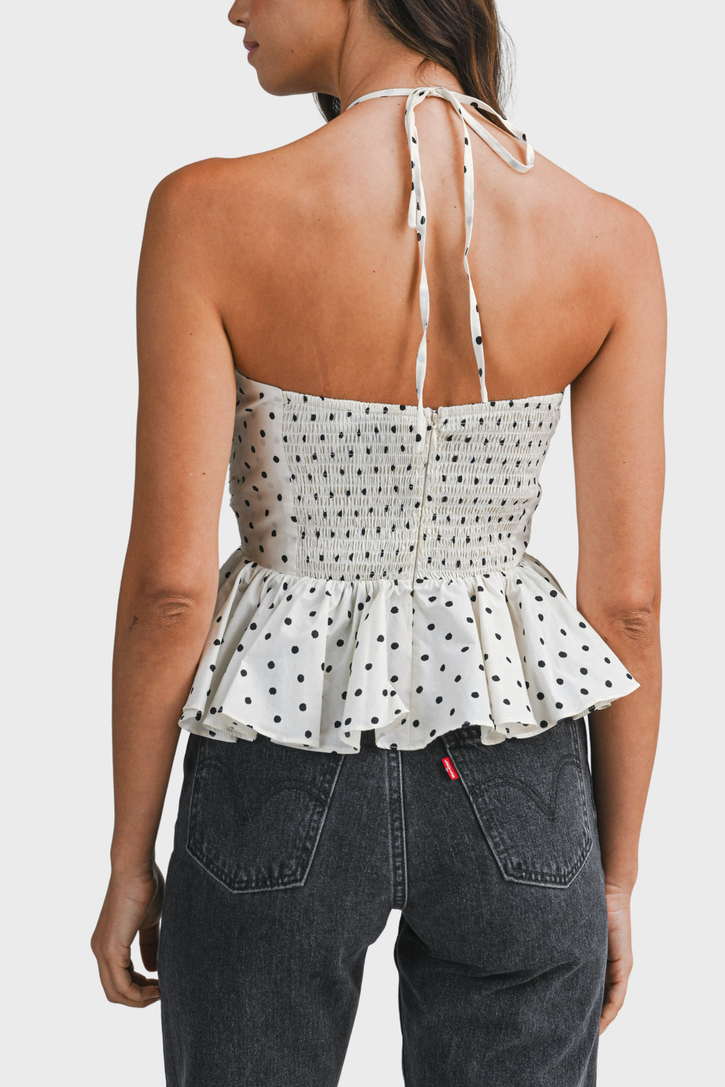 Ivy Polka Dot Halter Top