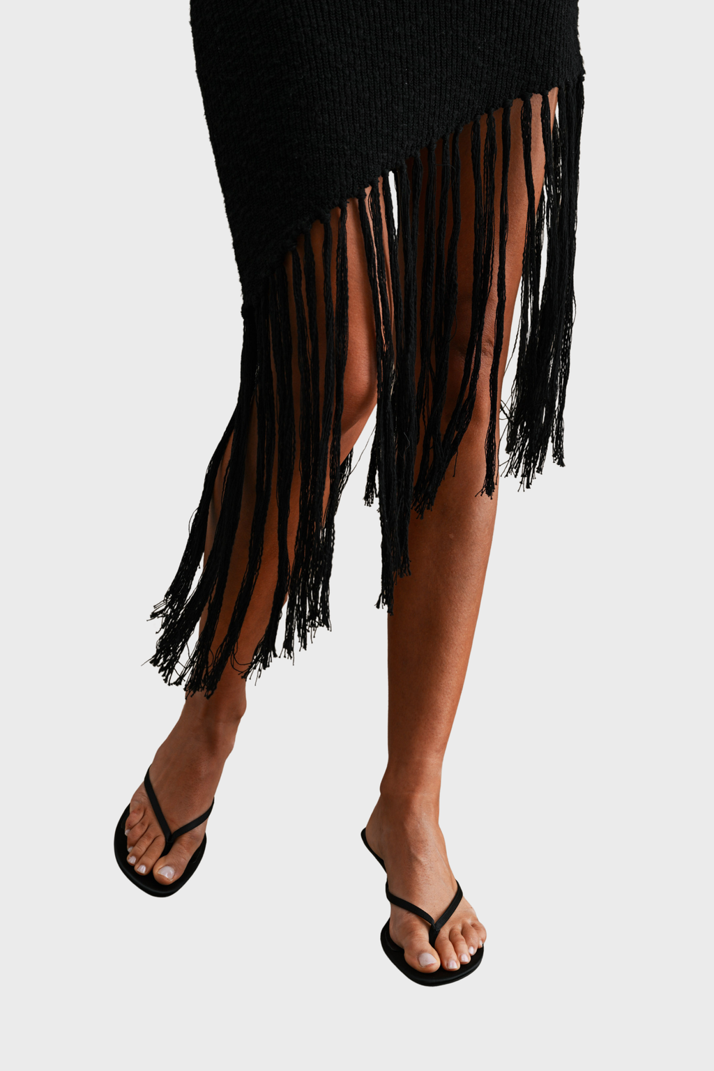 Ais Fringe Midi Dress