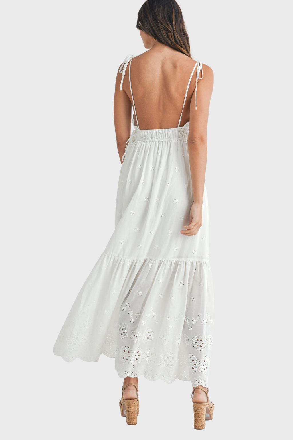Robin Eyelet Maxi Dress