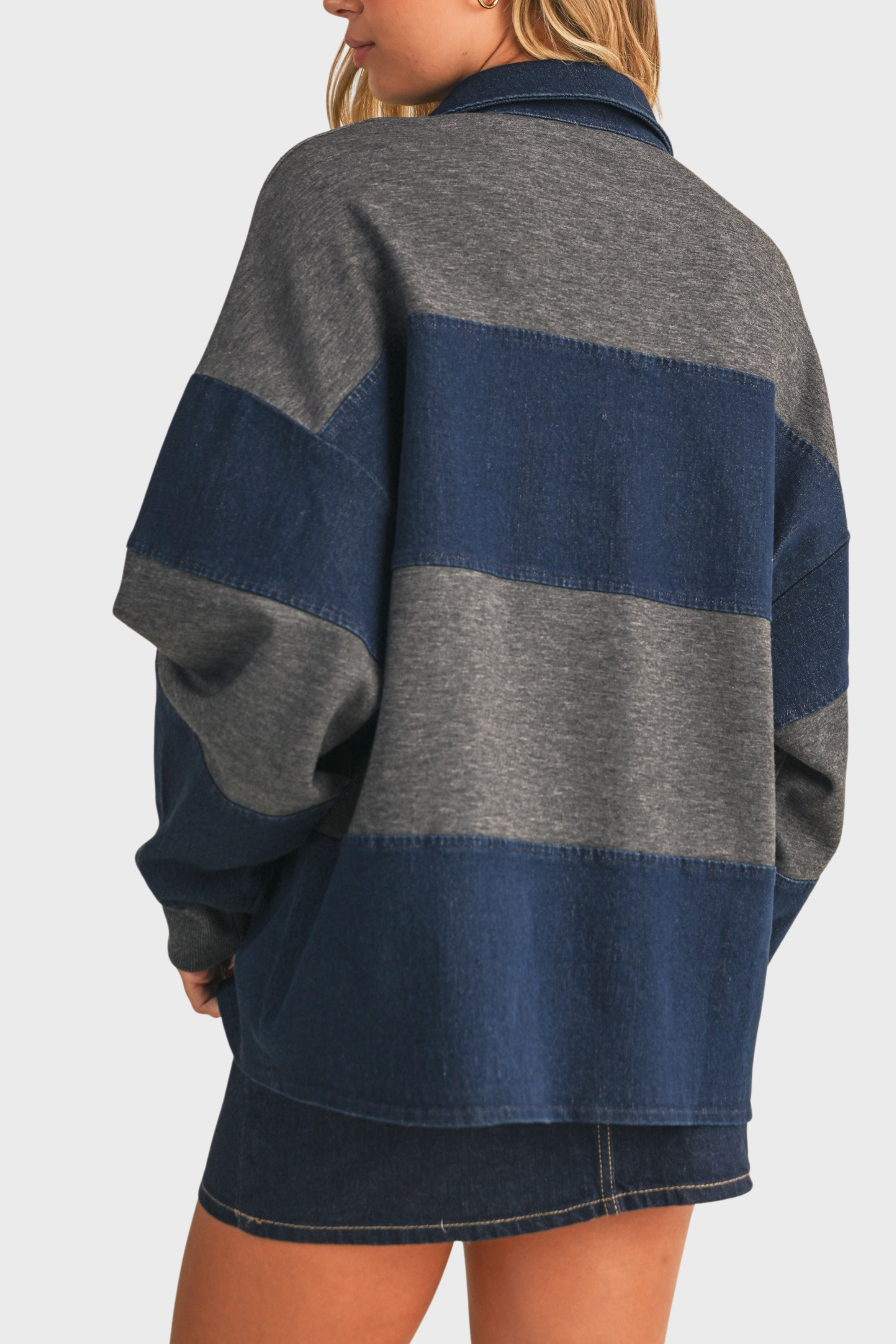 Dylan Denim Sweatshirt