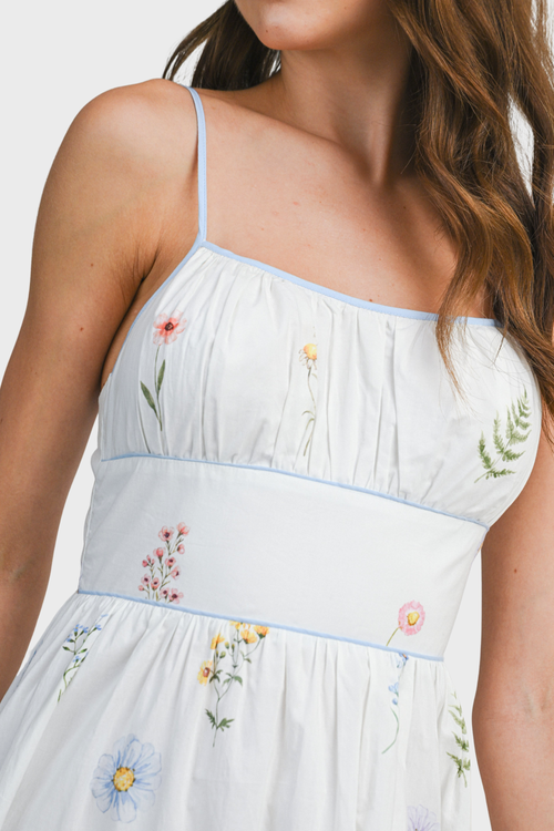 Alina Floral Midi Dress
