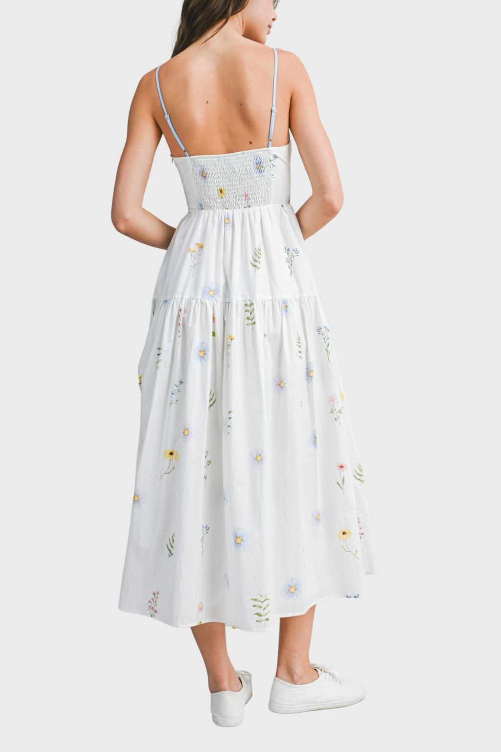 Alina Floral Midi Dress