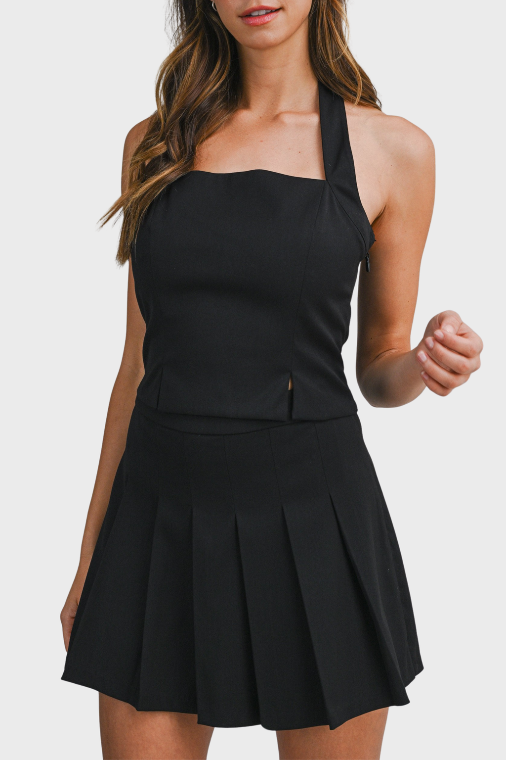 Tara Halter Skort Set