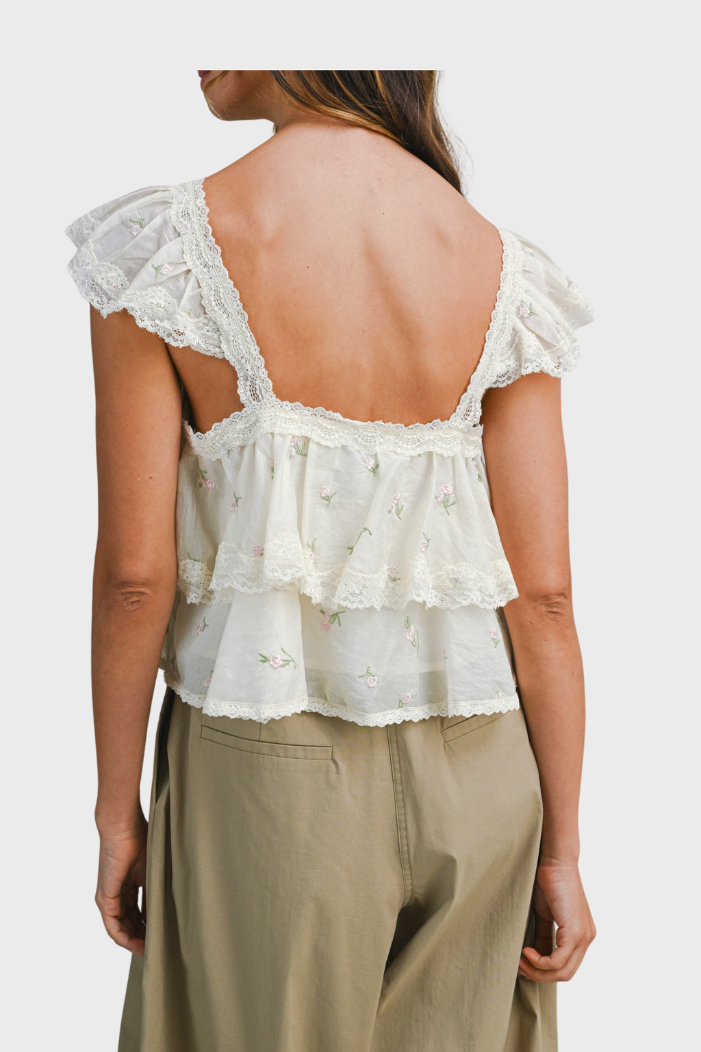 Kimberly Ruffle Top